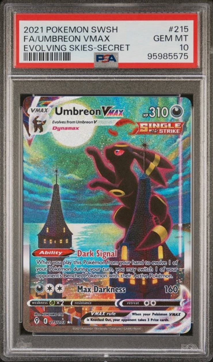 GRADED UMBREON POKÉMON CARD! GRADED POKÉMON CARDS! GREAT GIFT!
